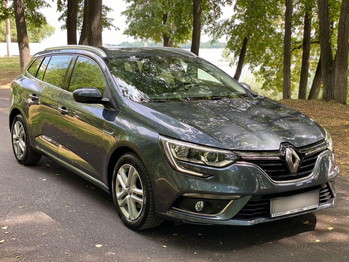 Рено Меган 2016 в Перми, RENAULT MEGANE IV 2016 г, модель 2017 года, б/у,  универсал, автомат, дизель, серый, 1.5л.