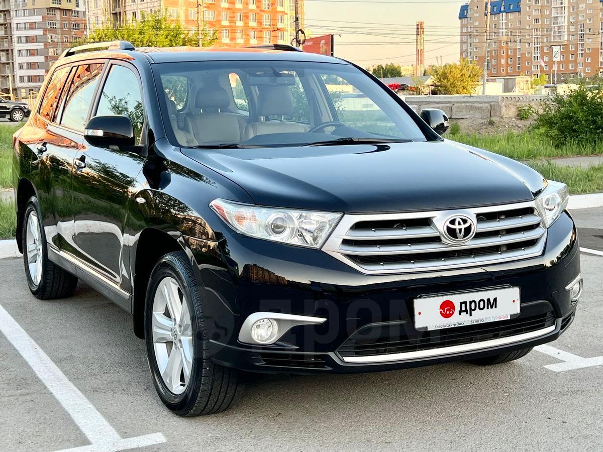 Toyota Highlander 2012 черный