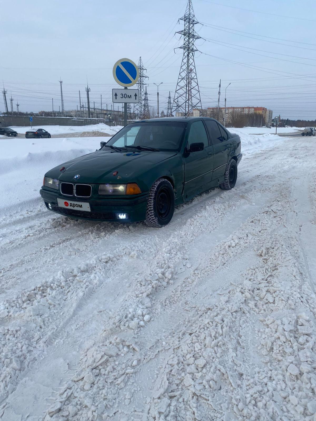 Продажа BMW 3-Series 1996 в Тобольске, Авто на ходу уедет хоть на луну, бу,  задний привод, 316i MT, с пробегом 388000 км, седан, мкпп, 1.6 литра, бензин