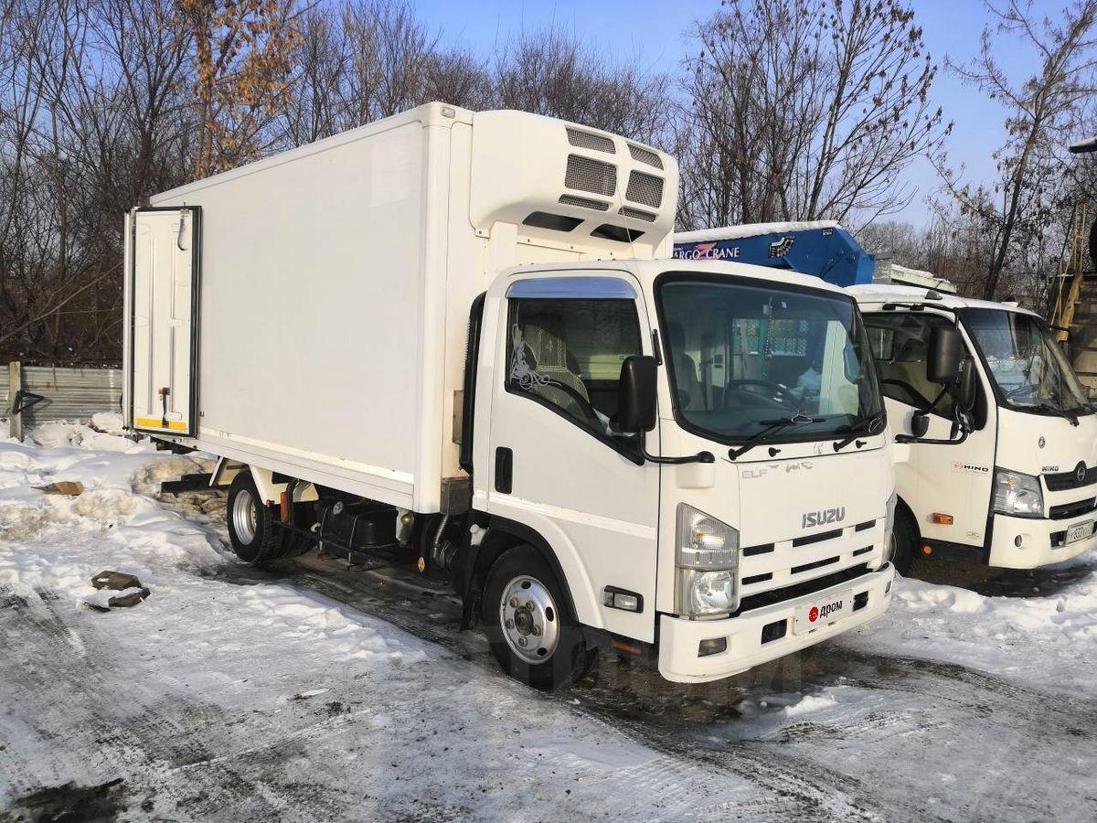 Купить Isuzu Elf Фургон рефрижератор 2010 года в Хабаровске: цена 1 835 000  руб., дизель, робот - Грузовики