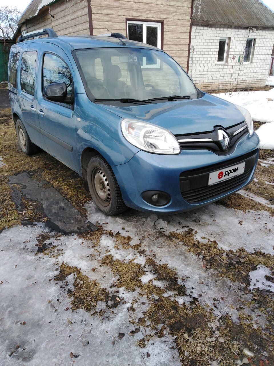 Renault Kangoo 2016 в Брянске, хороший семейный автомобиль, вместительный  багажник, дизельный двигатель, МКПП, Брянская область, бу