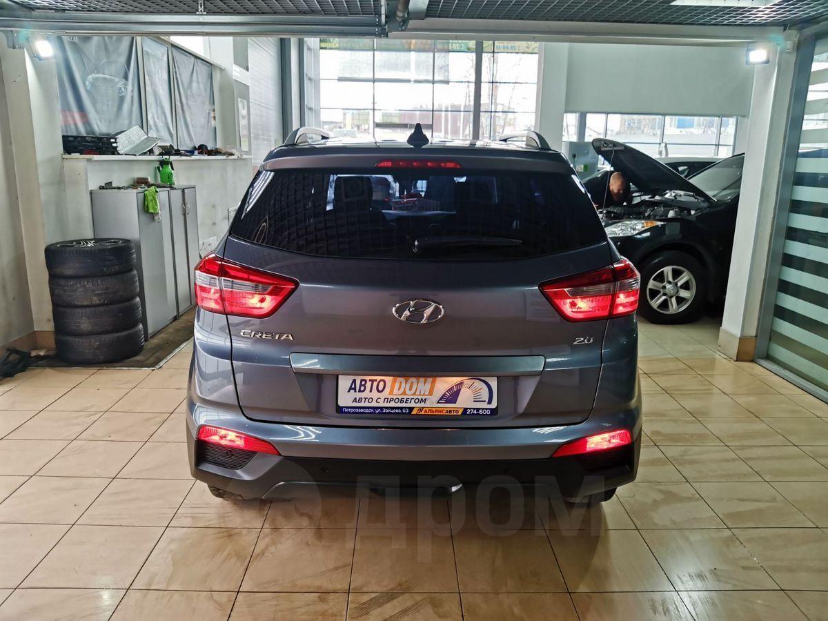 Hyundai Creta 2016 года в Петрозаводске, Добро пожаловать к дилеру АВТО  ДОМ, обмен на более дорогую, на равноценную, на более дешевую, серый, с  пробегом 134тыс.км