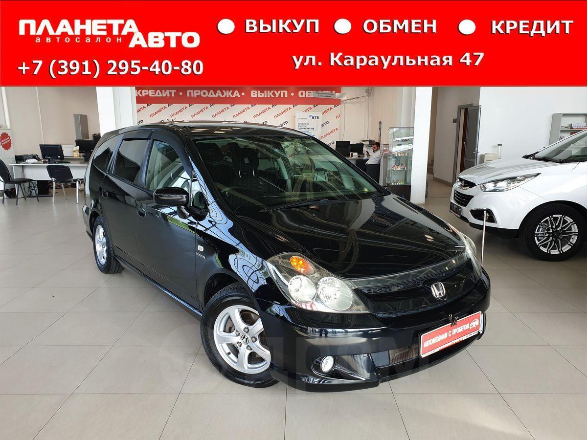 Honda Stream 2004 г. в Красноярске, ОРИГИНАЛЬНЫЙ ПТС, пробег 143000 км,  бензин, акпп, б/у, 1.7л., комплектация 1.7 absolute , черный