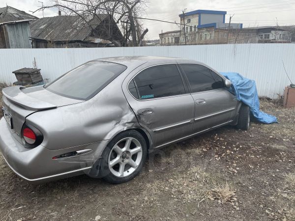 Ниссан Максима серебристый 2005 ДТП