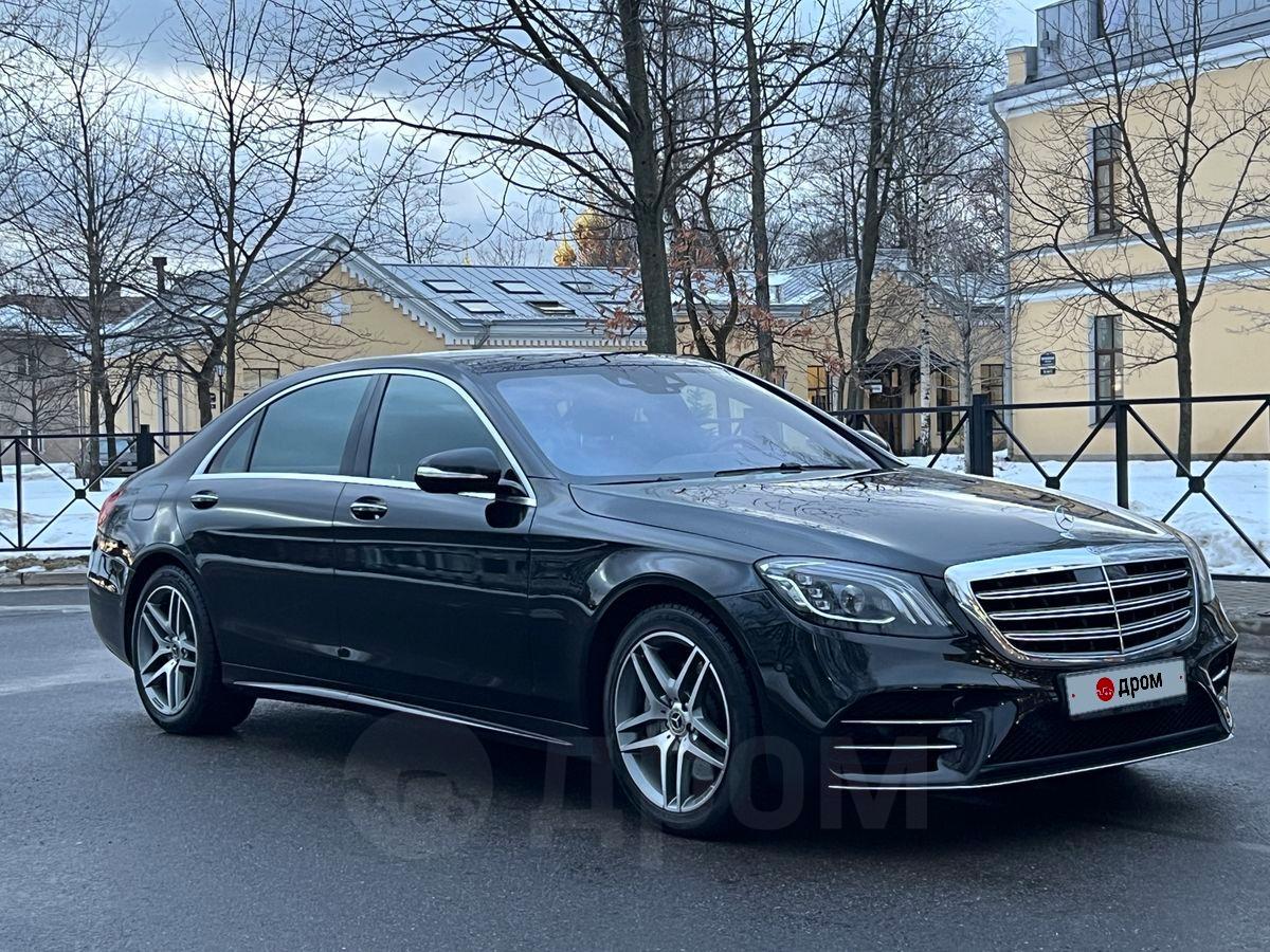 Mercedes-Benz S-Class 2019 год в Санкт-Петербурге, Автомобиль от  собственника в отличном состоянии, 4 вд, седан, АКПП, 2.9 литра, бу, с  пробегом 68 тыс.км