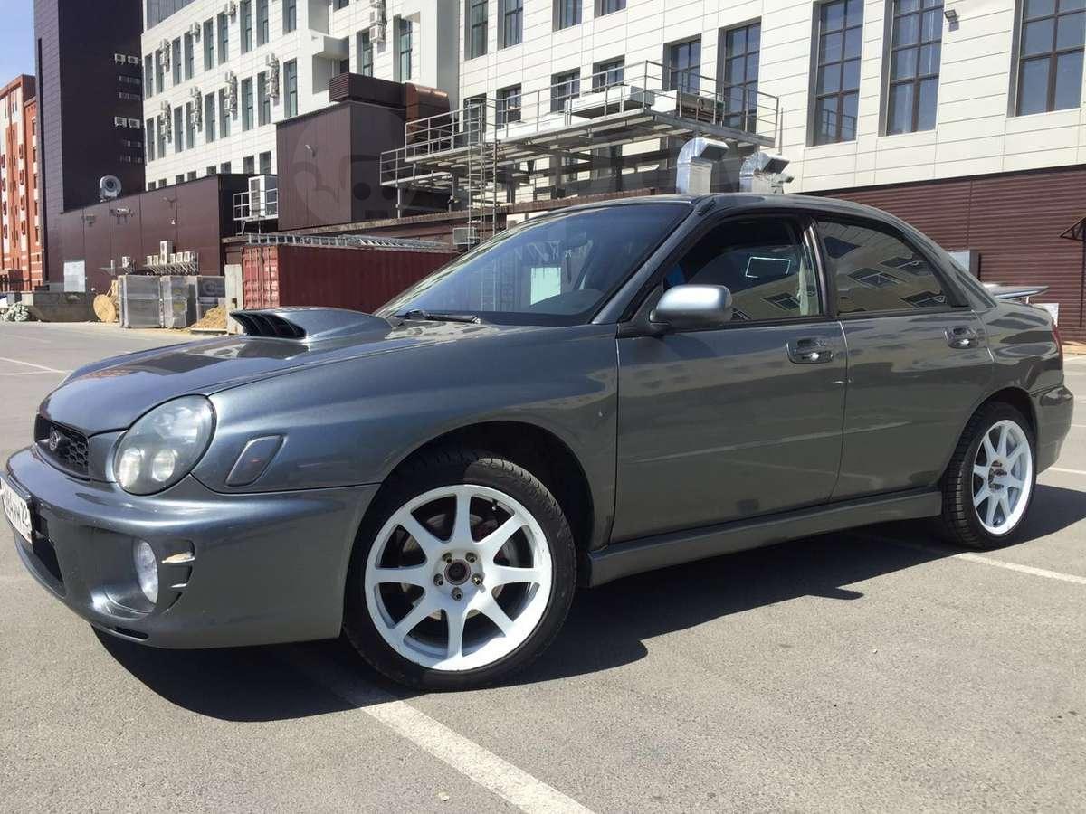 Продажа автомобиля Субару Импреза WRX 2002 в Томске, Турбина приходит  трындец, в ближайшее время нужно будет заменить, бензиновый, серый,  механика, седан, 4вд