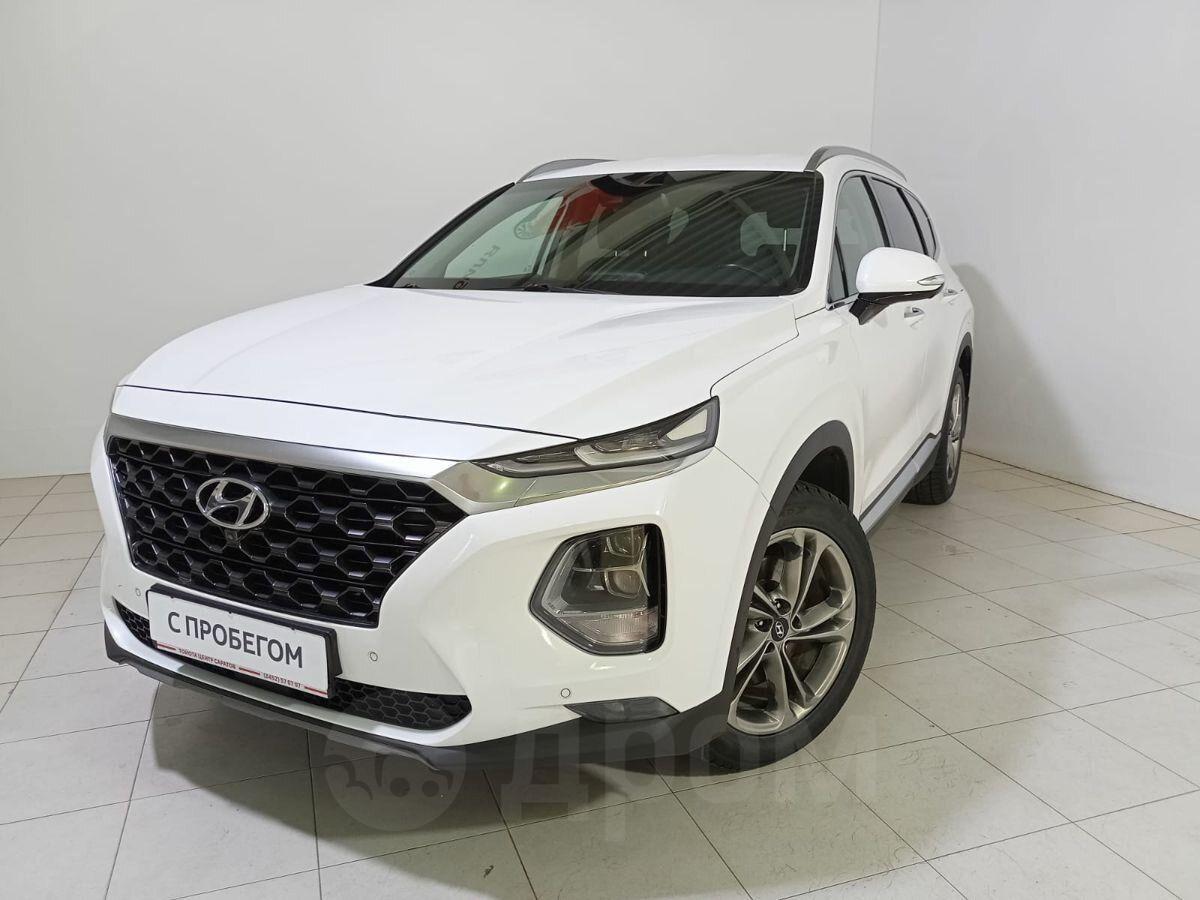 Hyundai Santa Fe 2018 г.в. в Саратове, Дизельный двигатель, 2.2 л, 200 л.с,  3120000 руб., 2.2л., 2.2 CRDi AT 4WD High-Tech 5 мест, 4 вд, белый, с  пробегом 178 тыс.км