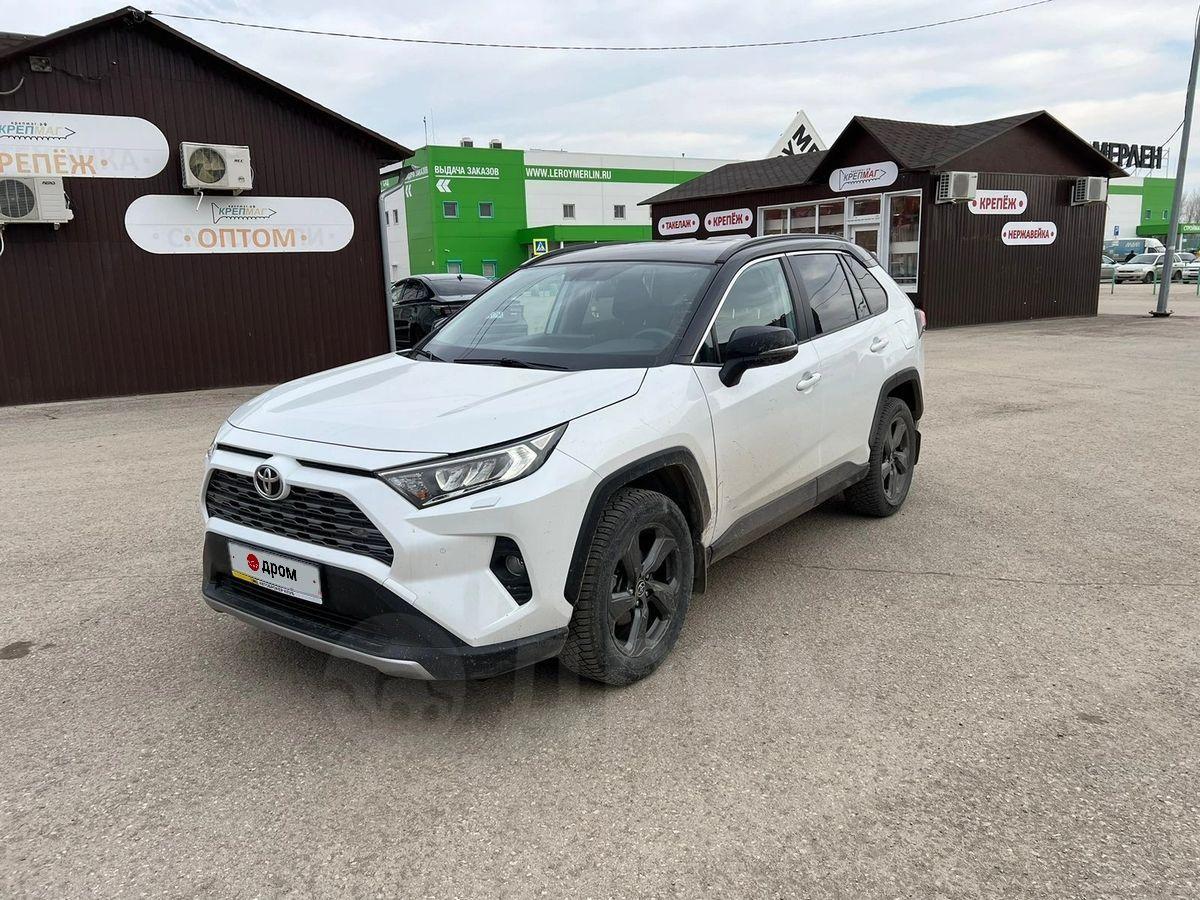 Toyota RAV4 2020 в Самаре, Toyota RAV4, 2.5 CVT 4WD (200 л.с.), полный  привод, левый руль, бу, АКПП, белый, бензин, джип/suv 5 дв.