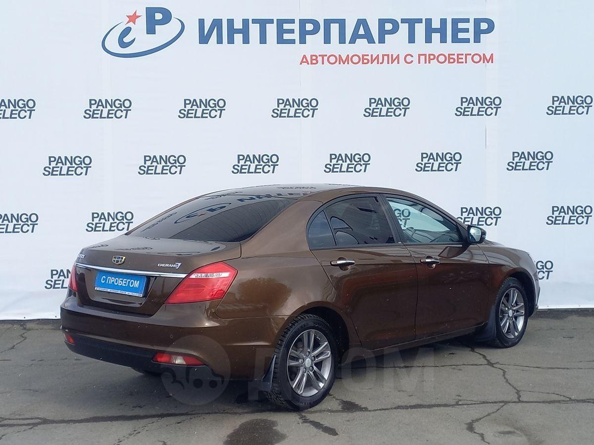 Купить авто Geely Emgrand EC7 2019 в Ижевске, Модель: Emgrand EC7, передний  привод, коричневый, с пробегом, седан, 1.8 литра, цена 1050000 рублей, акпп