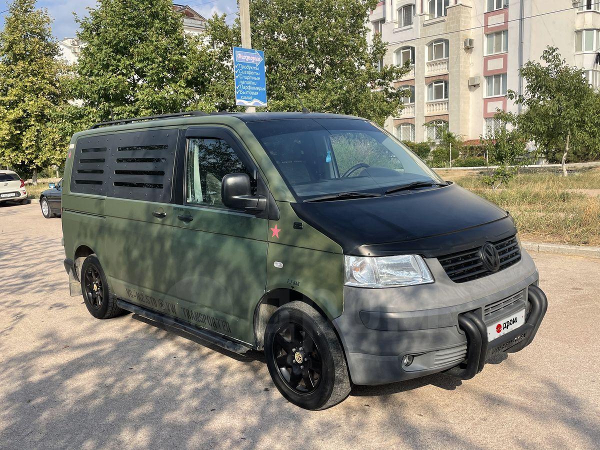 Продажа Volkswagen Transporter 2007 в Севастополе, КРЫМСКАЯ МАШИНА В  ОТЛИЧНОМ СОСТОЯНИИ, дизель, зеленый, механика, 2 литра, цена 1.1млн.рублей