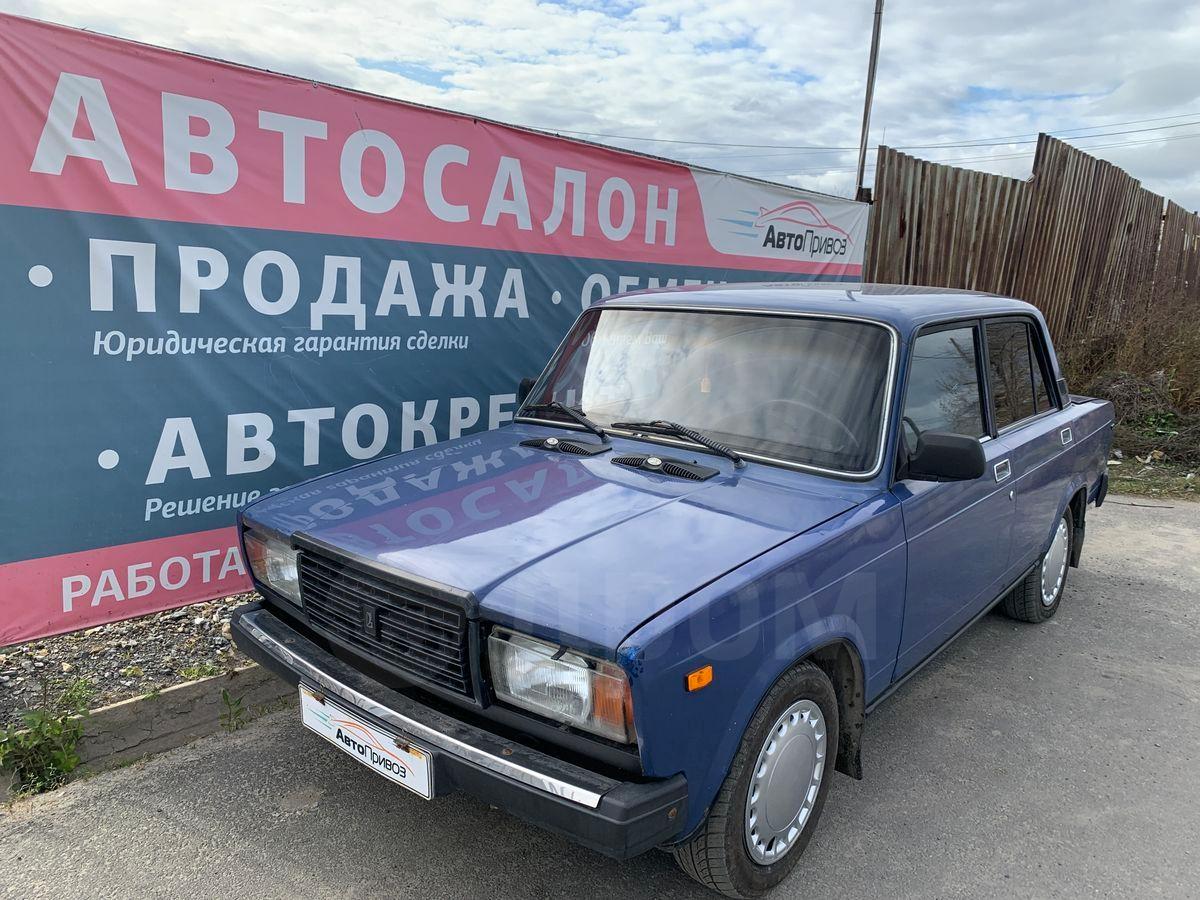 Продажа ВАЗ 2107 2003 год в Шадринске, ДAHHЫЙ АВTOMОБИЛЬ ВЫ МОЖEТE  ПРИOБРЕСТИ B KPEДИT БEЗ CПPАВОК У НAС B CAЛOНE, синий, 1.6 MT 21074-30-013  Стандарт, МКПП