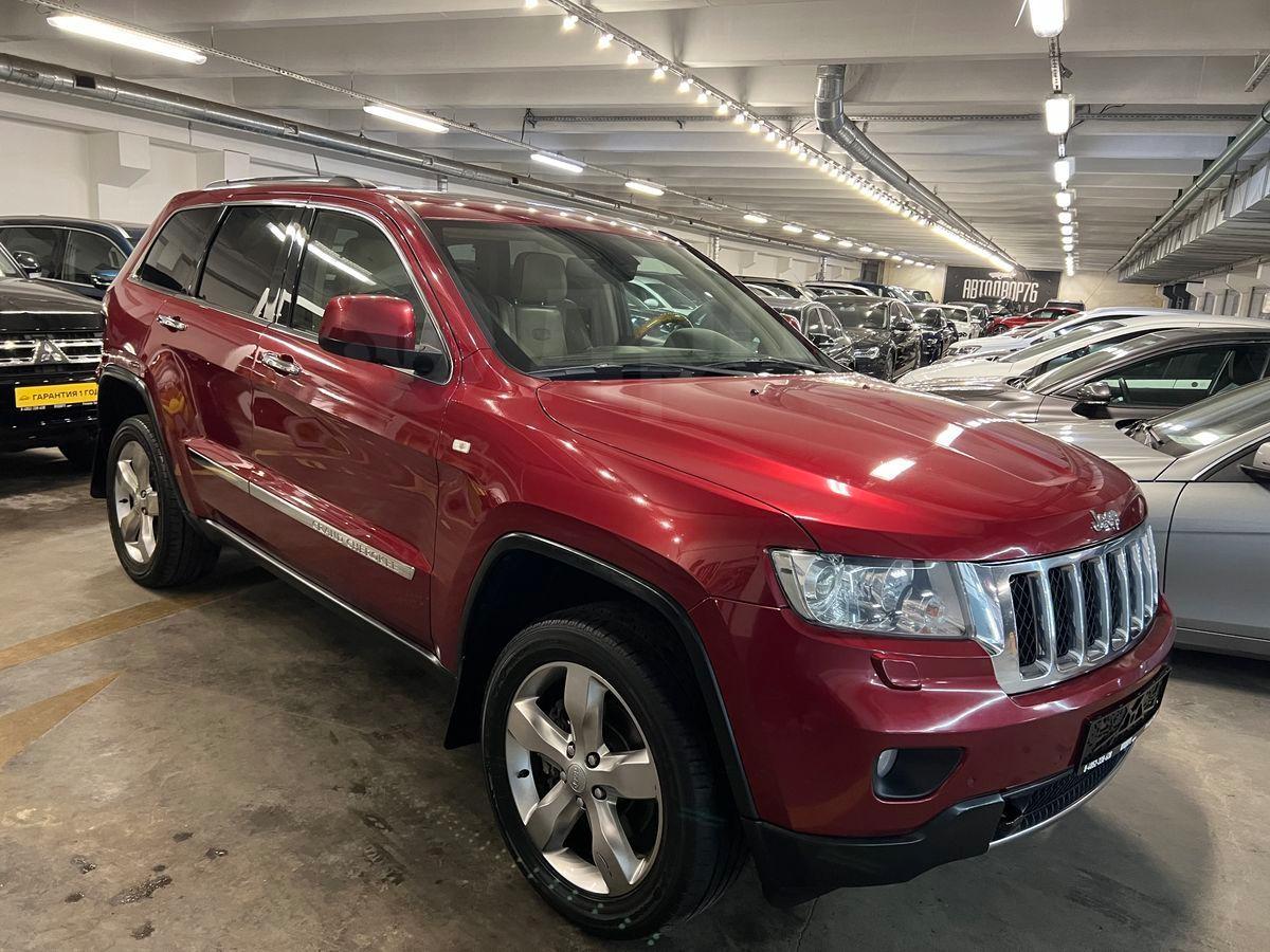 Jeep Grand Cherokee 2012 в Ярославле, JEEP GRAND CHEROKEE, красный, с  пробегом 231тыс.км, 4WD, дизель, б/у, коробка автоматическая