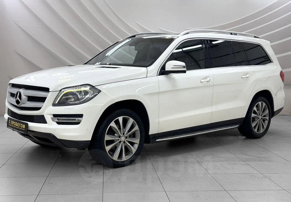 Mercedes Benz gl класс x166 белый