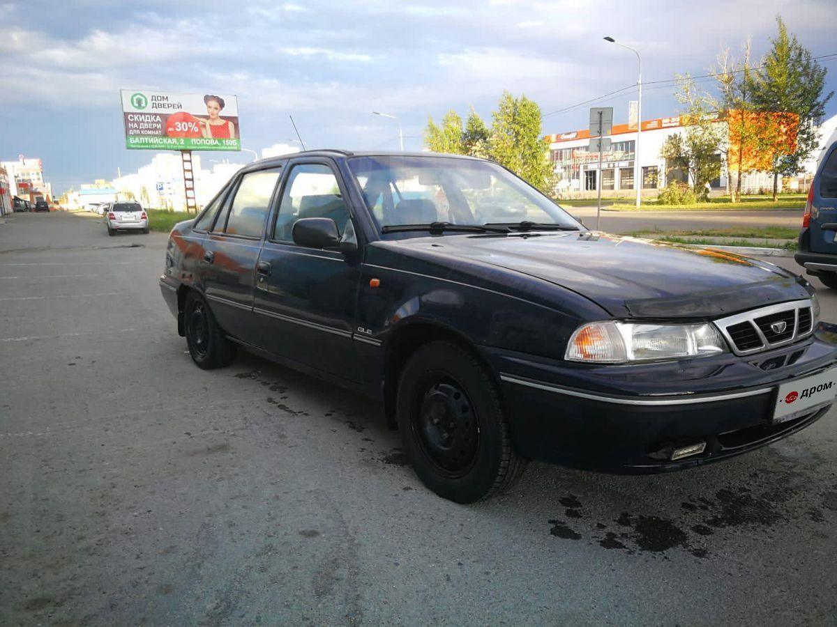 Daewoo Nexia 2007 год в Барнауле, Двигатель в полном порядке, не дымит, не  курит, комплектация 1.5 MT DOHC GLE, бу, седан, механика, без документов,  черный, бензин