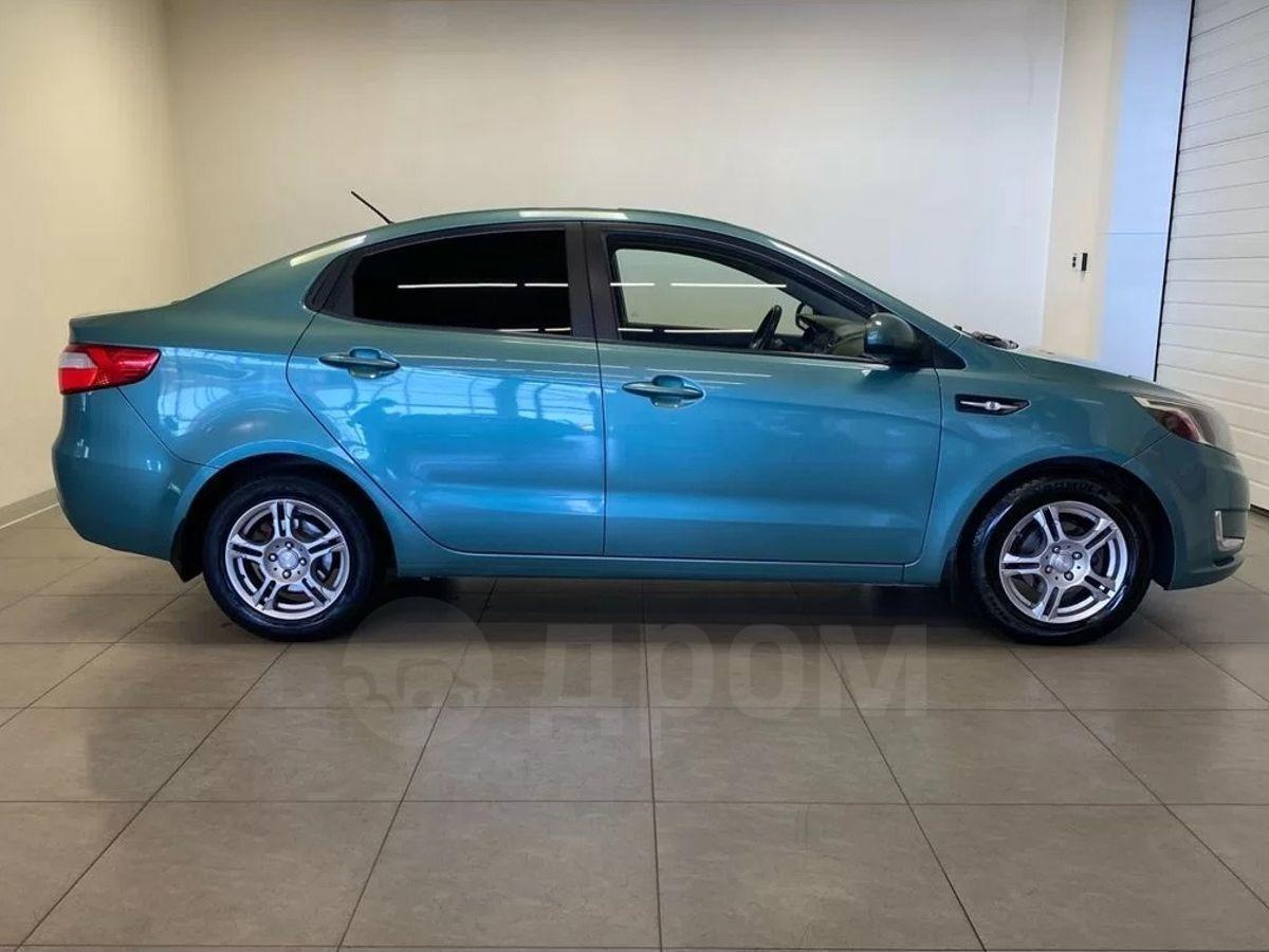 Купить Kia Rio 2011 в Тамбове, Наши менеджеры с удовольствием покажут и  расскажут про автомобиль по видеосвязи, 1.6 л., б/у, седан, голубой,  автомат, пробег 146943 км