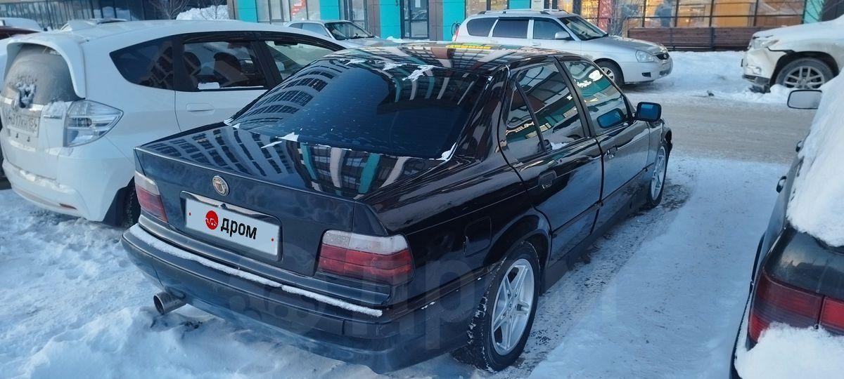 БМВ 3 серии 1991 в Новосибирске, Черная тройка на черном салоне ...