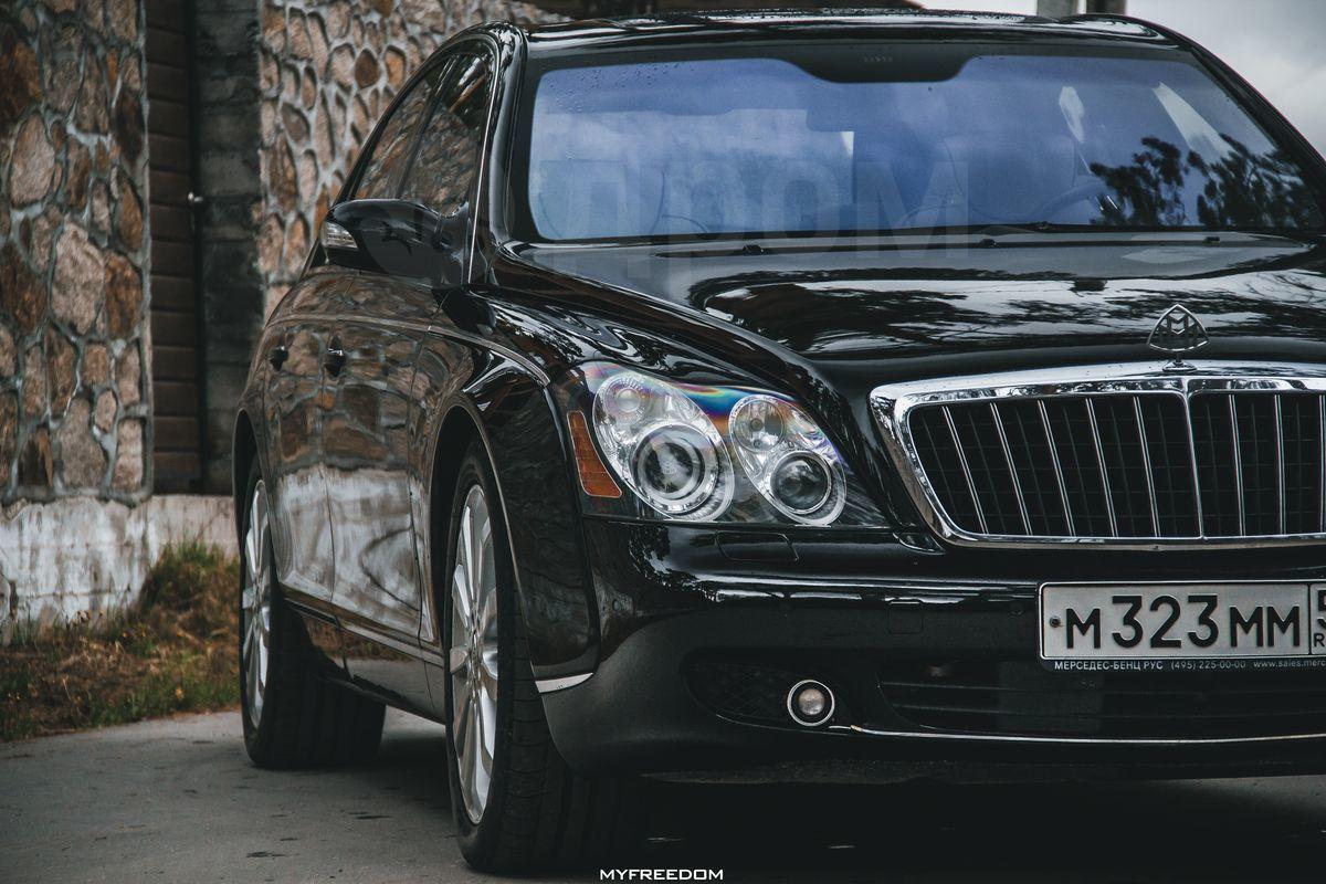 Maybach 57 2008 в Новосибирске, Maybach 57S - рестайл, дилерский, короткая  база (5, 72 и), пробег 100тысяч км, Новосибирская область, бензин, автомат