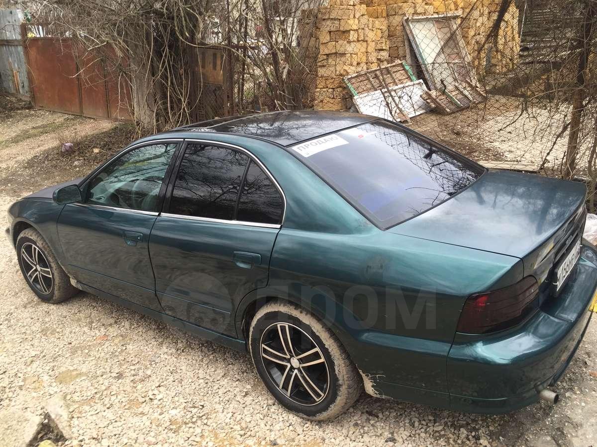 Mitsubishi Galant 1999 в Севастополе, Машина на ходу, требуется небольшой  ремонт по расходникам по ходовке, бензин, 2.5л., Крым, зеленый, седан,  автомат