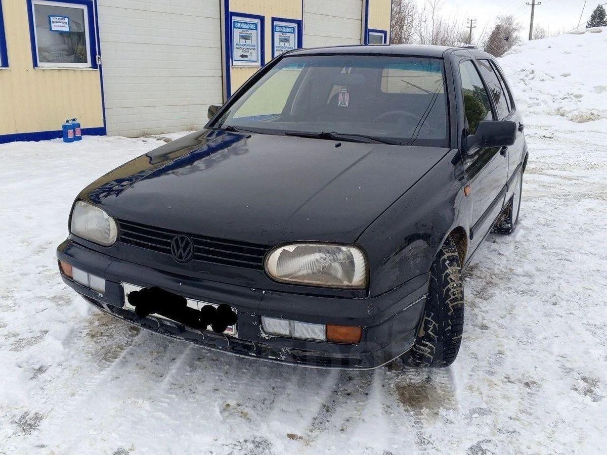 Volkswagen Golf 96г. в Инзе, Продам Volkswagen Golf 3, обмен, б/у, не на  ходу или битый, хэтчбек 5 дв., комплектация 1.8 MT GT 5dr., цена 90000 р.,  бенз., 1.8 литра