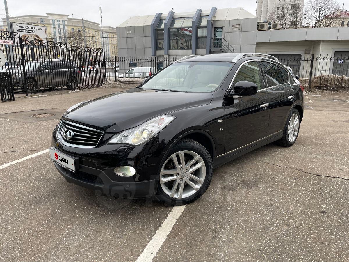 Авто Infiniti QX50 2014 г. в Москве, Infiniti Qx50, год выпуска 2014, цена  1.5 млн.руб., 2.5 литра, с пробегом 190тыс.км, полный привод, акпп, черный,  бензин