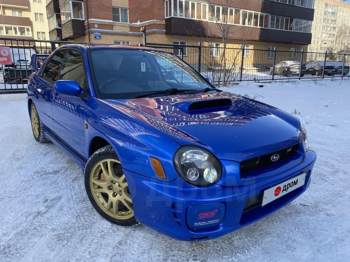 Субару Импреза WRX STI 2001 года в Новосибирске, Продажа от собственника,  седан, 2 литра, синий, МКПП, бу, 4WD, правый руль