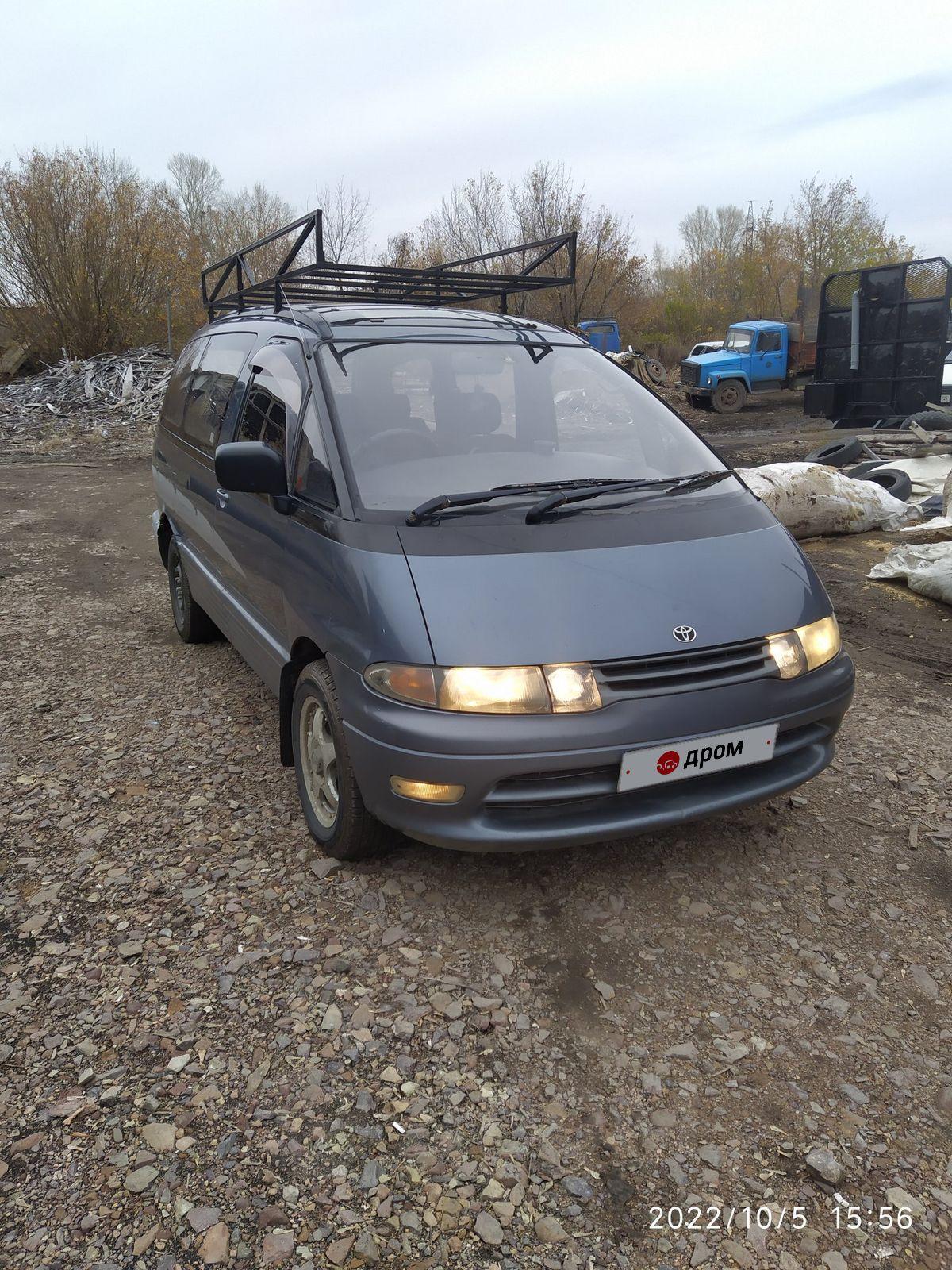 Тойота Эстима Люсида 1993 в Канске, цена 200000руб., дизельный, серый ...