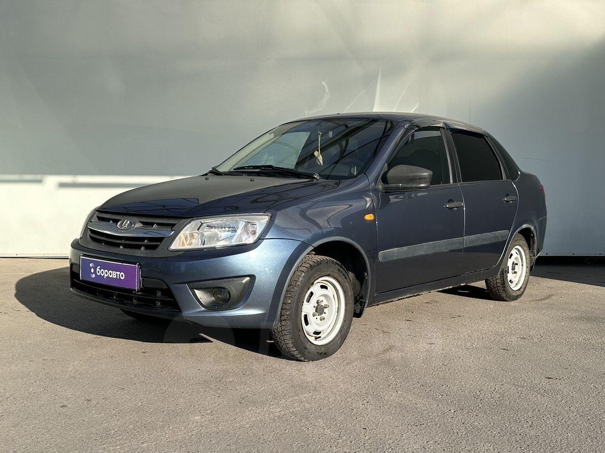 Лада Granta 2016 г. в Липецке, В наличии отличный синий LADA (ВАЗ) Granta I  1.6 MT (87 л.с.) 2016 года выпуска, синий, седан, механическая коробка  передач, бензин