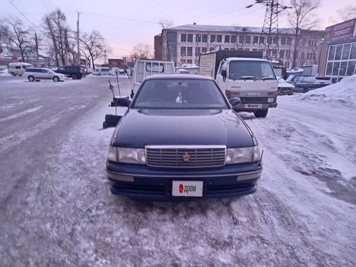 Toyota Crown в Хабаровске, Интересует очень сильно обмен) зеркальные номера  в подарок, синий, 2.5 Royal touring, седан, бу, АКПП, с пробегом 100000 км,  бензиновый