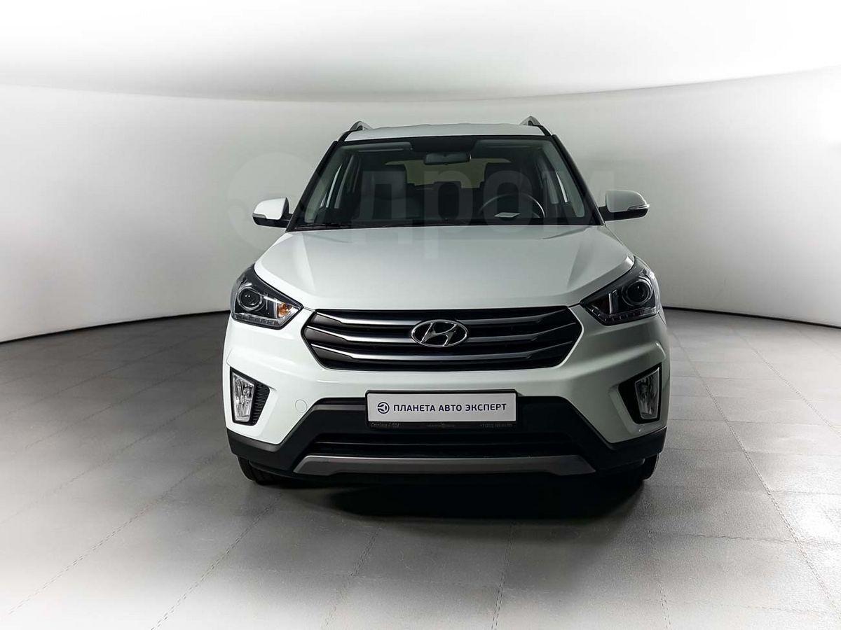 Хендай Крета 19 в Челябинске, HYUNDAI CRETA 2.0 АТ (150 л.с.), бензин, с  пробегом 16143 км, 2 литра, цена 2 млн.р., б/у, автомат, белый