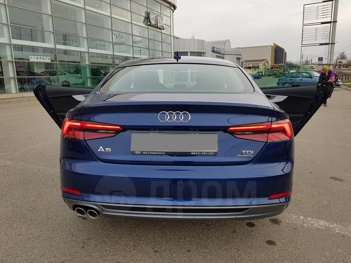 Audi A5 18 года в Ставрополе, продаю новый автомобиль Ауди А5 sport back.  2018 года, на джип, желательно Ауди q7, Тойота 200, синий, Ставропольский  край, дизель