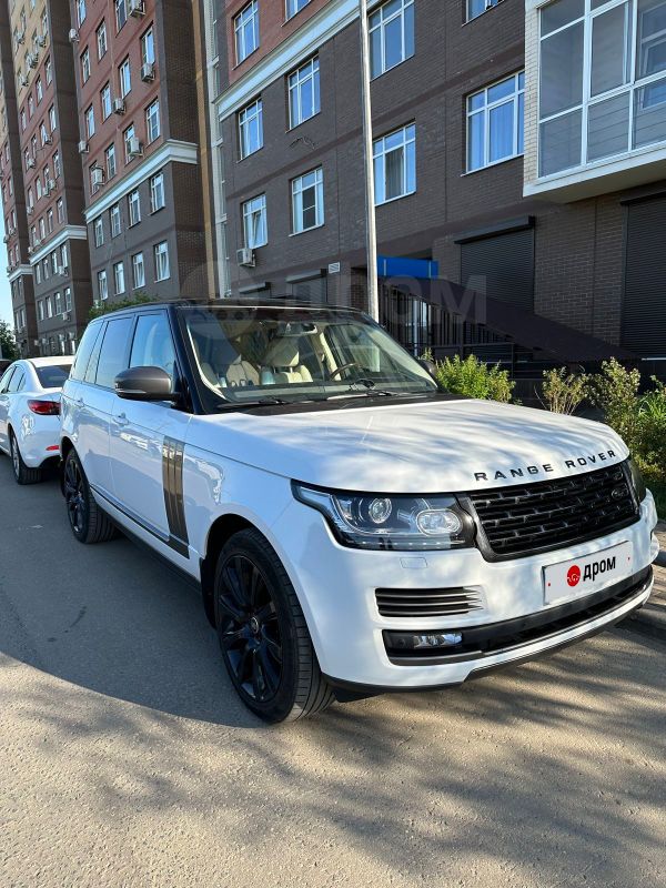 Range Rover 2013 белый с чёрной крышей