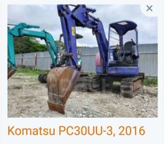 - Komatsu PC30UU-3 2016 , 1820000 , 
