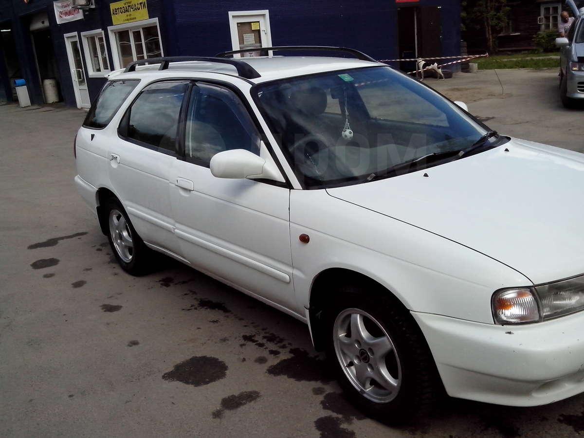 Suzuki Cultus Crescent в Новосибирске, Возможен торг, обмен с доплатой  (Honda CR- V, Subaru Forester), механика, 1.6 литра, бензин, белый