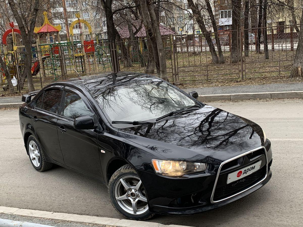 Мицубиси Лансер 2007 в Тюмени, Mitsubishi Lancer X 2007г, бензин, седан,  черный, 1.5 литра, руль левый, комплектация 1.5 AT Invite